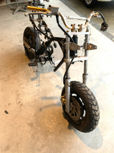 エイプ50 フレーム　ディスクブレーキ　登録書類あり