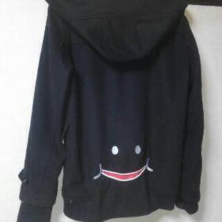 中古　UP!SMILE  ダッフルコート　黒　Lサイズの画像