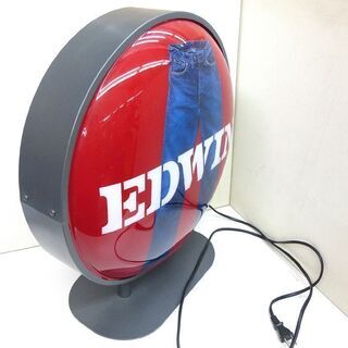 希少 エドウィン 店頭販促品 中古 電飾 EDWIN 看板 レア 札幌市 清田区