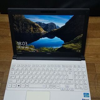 NEC　　高性能第3世代Core i7搭載 SSD搭載 大容量メモリ4G HDMI出力 Webカメラ　Wifi対応 薄型軽量(約1.57kg) CD/DVD読み書き USB3.0　持ち運び　最新Windows10搭載 代引き可能