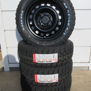 新品！ナンカンFT9★165/65R14★ゴツゴツ★スチールセッ...