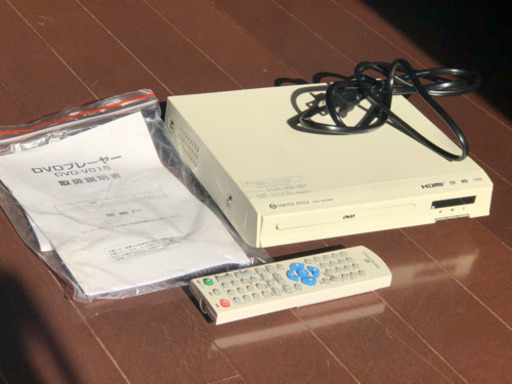 DVDプレーヤー　リモコン付　HDMI