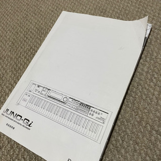 シンセサイザー Roland Juno-Gi ペダルその他付属品セットの画像