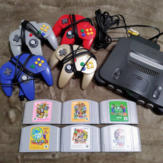 ニンテンドー64  コントローラー×4 & 人気ソフト6本セット！