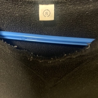 ユニクロ 中古 ベストSサイズ 黒の画像