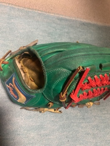 野球 久保田スラッガー グローブ 中古 グリーン