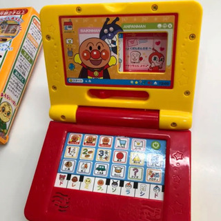 【美品】アンパンマン パソコンだいすきミニの画像