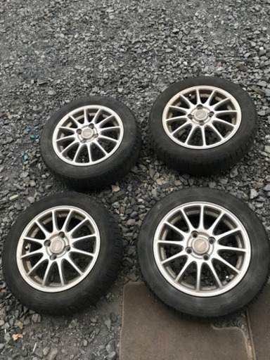 軽自動車　ダンロップホイール・タイヤ　155/65R14 4本セット