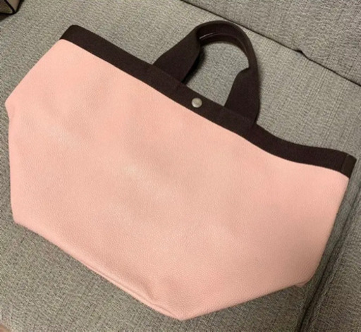 エルベシャプリエ  トートバッグ　ピンク　モカ
