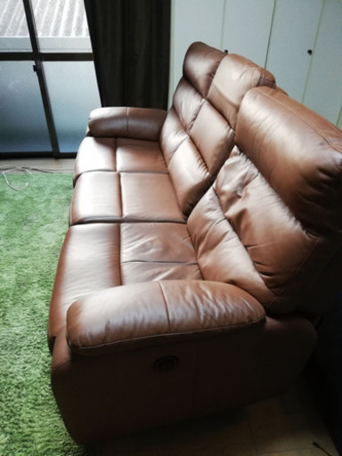 【再出品】電動リクライニングソファー