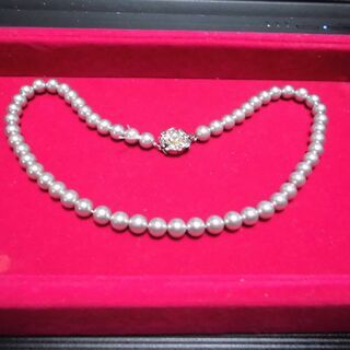 シルバーパール ネックレス ,0円