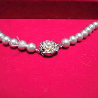 シルバーパール ネックレス ,0円の画像