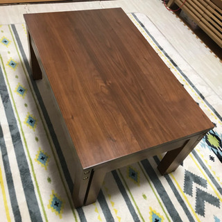 木製伸縮テーブル　80cm〜140cmの画像