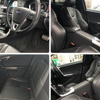  値下げ交渉可！後期・27年式V60 R-DESIGN人気のパールホワイト★車検R4年3/29★革シート/スマートキー★セーフティPKG★スペア・取説・記録簿あり★修復歴無し★実走行メーター改ざん無し★ETC・フルセグTV・Bluetooth★ワンオーナー車の画像