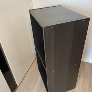 山善 カラーボックス ブラウン 40×74×29cmの画像