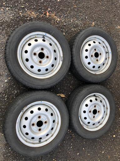 155/65R13 TOYOスタッドレス　軽自動車用　4穴ホイール　4本セット