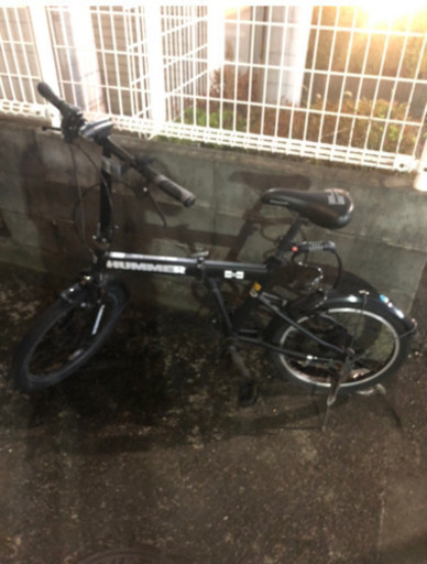 HUMMER ハマー 折りたたみ自転車 ブラック 6段変速