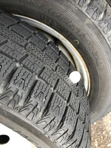 155/65R13 TOYOスタッドレス　軽自動車用　4穴ホイール　4本セット