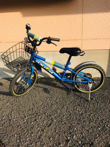 ジェネレーターキッズ   ブルー 変速なし 16型 子供用自転車
