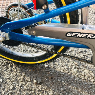 ジェネレーターキッズ ブルー 変速なし 16型 子供用自転車