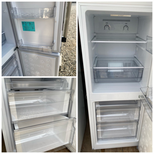 ❗お買い得❗2018年製ハイアール 148L 2ドア冷蔵庫と2019年製ツインバード 全自動洗濯機 5.5kg [1/6c)