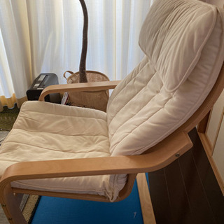 終了致しました。IKEAのスツールと椅子のセット　最終値下げです。の画像