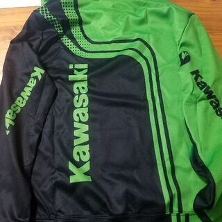 Kawasakiロゴパーカー値下げの画像