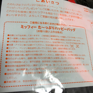 お取引中☆ミッフィー 買い物バックの画像