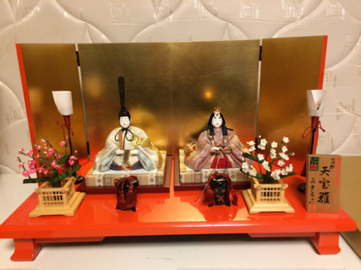 新品 雛人形 真多呂作 豪華 金箔張り 経済産業大臣指定 伝統工芸品 96