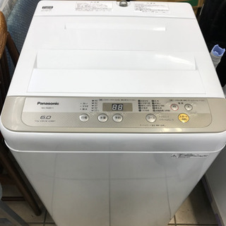 Panasonic NA-F60B11 2017年製 6kg 洗濯機