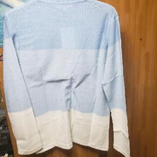 新品 Beno サマーカーディガン 水色の画像