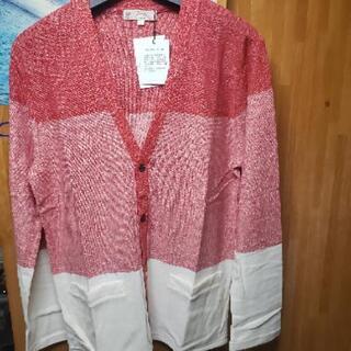 新品 Beno サマーカーディガン 赤