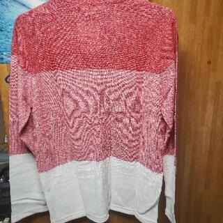 新品 Beno サマーカーディガン 赤の画像