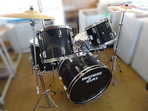 値下げ品☆BROTHERS MAPEX☆ドラムセット 打楽器 現状品 引取り限定