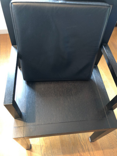 カッシーナ cassina カトリーヌメミ  チェア 椅子 本革クッション付き