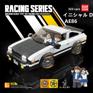 LEGOレゴ互換-車-イニシャルD-AE86-シティ-クリエイタ...