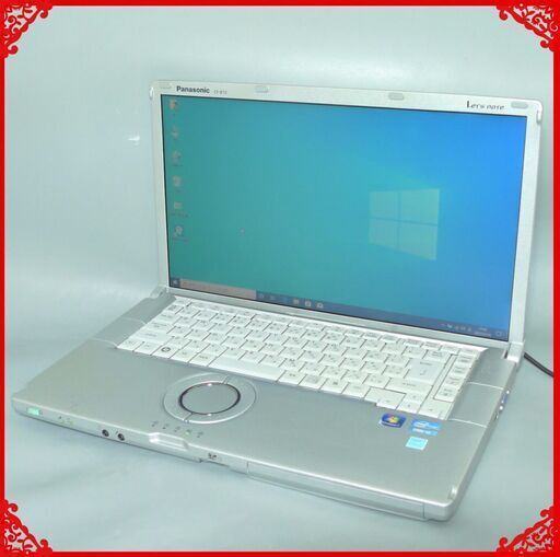 ノートPC 中古動作良品 15.6型 Panasonic CF-B10PWYYS Core i3 2GB 160G 無線LAN wifi Windows10 LibreOffice