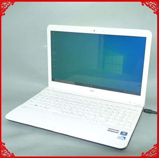 希少 早い者勝ち ノートPC 中古良品 15.6型 NEC LS150HS6W Pentium 4GB 750GB DVDマルチ 無線 カメラ Windows10 Libreoffice