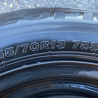タイヤ、ホイール　155/70R13 75Sの画像