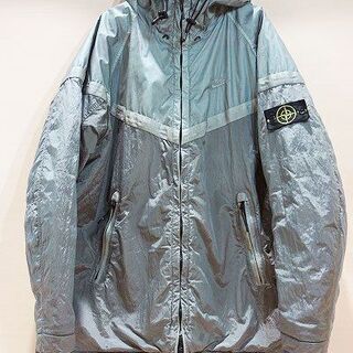 【苫小牧バナナ】NIKE×STONE ISLAND/ナイキ×ストーンアイランド MUSSOLA GOMMATA PRIMALOFT JACKET ナイロンメタルブルゾン XXL♪