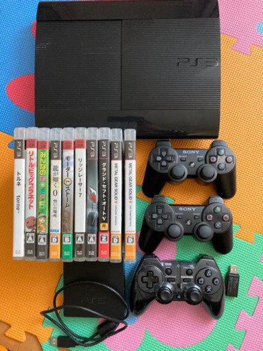 PS3本体 ＋ ソフト9本 ＋ torne