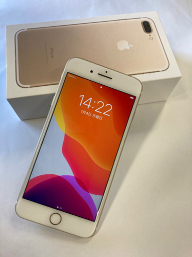 iPhone7plus gold 128GB simフリー