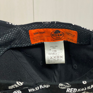 帽子　キャップ　レッドキャップ　REDCAP 黒　ブラックの画像