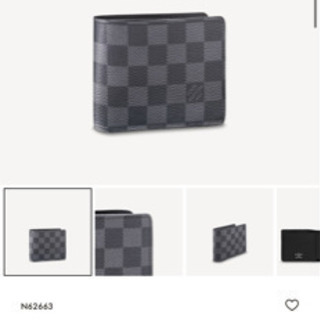 ルイヴィトン ダミエ 二つ折り 財布