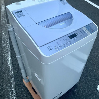 ?当日配送➕配送無料‼️ Ag+イオンコート?5.5kg 洗濯乾燥機 ✨ヒーター乾燥‼️ブルー系 5.5キロ✨冷蔵庫 も出品✨洗濯機