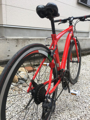 190.真っ赤なフェラーリ（クロスバイク）