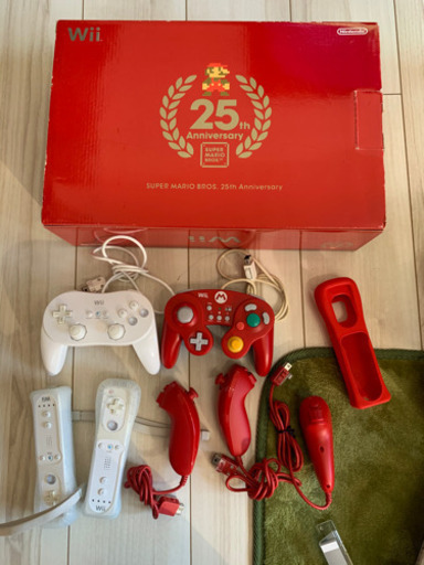 値下げしました、Wiiセット　カセット5本