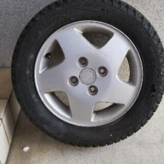 軽自動車用スタットレスタイヤです。スズキの純正ホイール付き‼️の画像