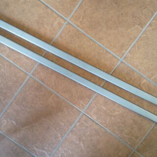 INNO IN－SR ベーシックステーセットSR シルバー　　ルーフキャリア　 バー 116cmの画像