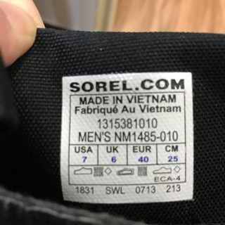 SOREL スノーブーツ　25cmの画像